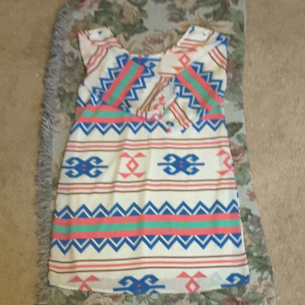 Peach love cream California dress